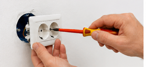 Stap 5: Stopcontact terugplaatsen