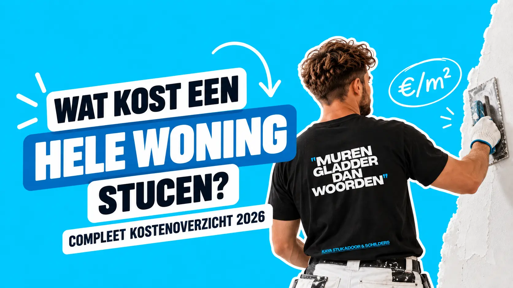 Wat kost een hele woning stucen? Compleet kostenoverzicht 2026