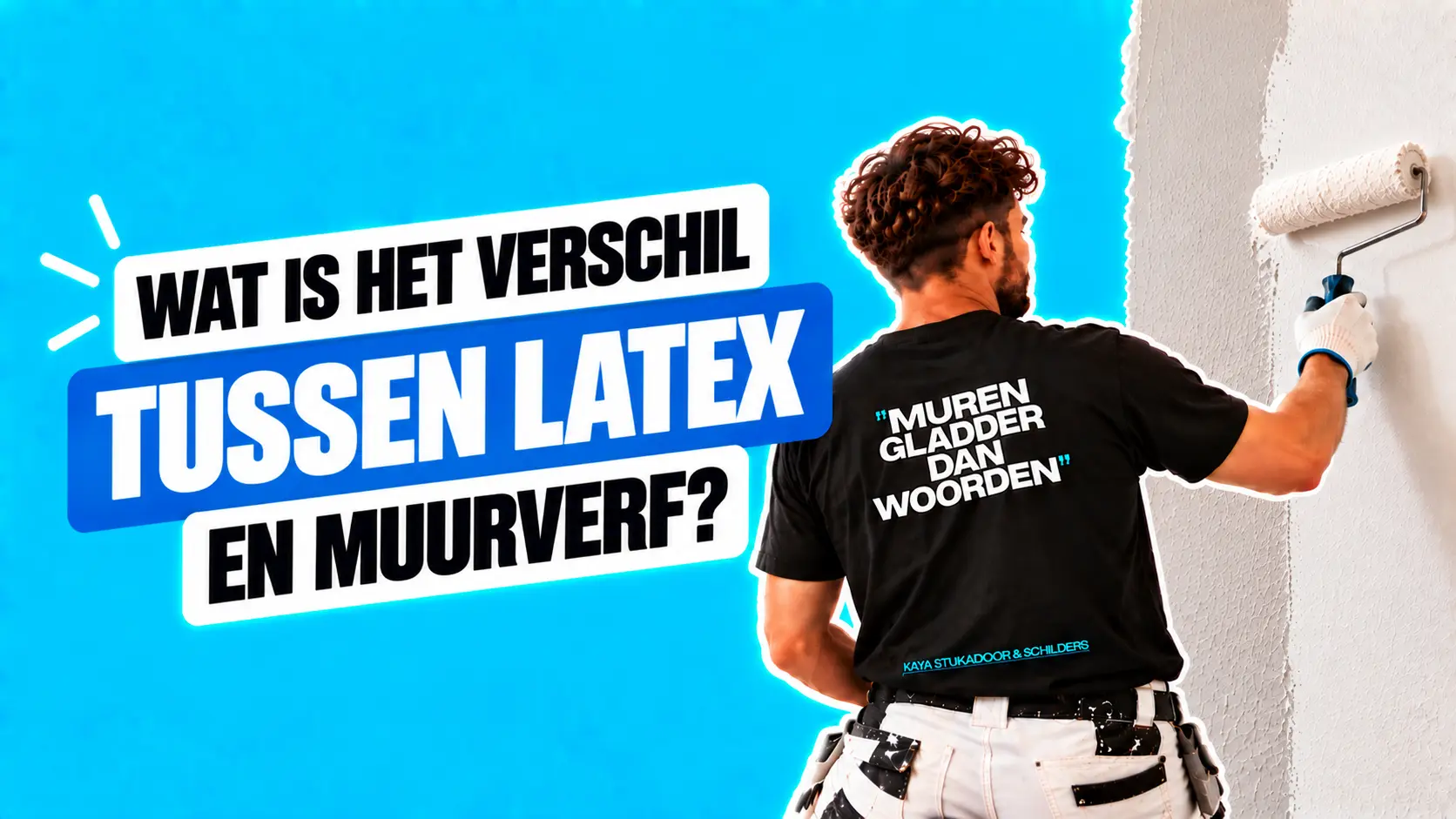 Strak geschilderde groene wand met latex muurverf in een afgewerkte woonkamer