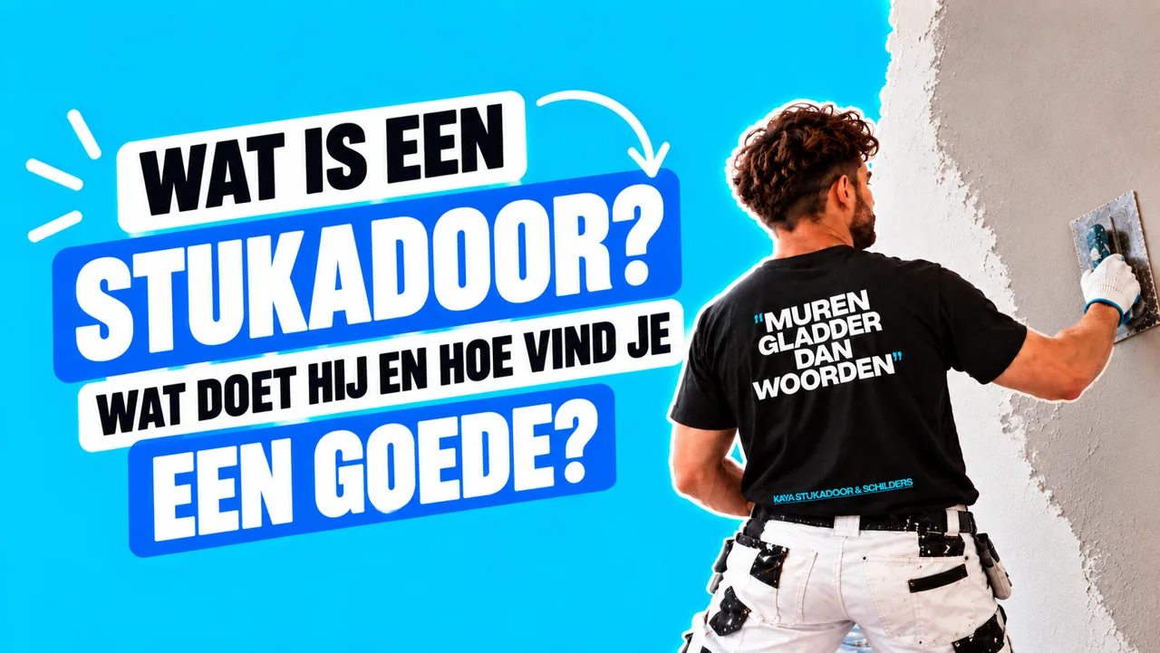 Wat is een stukadoor? Wat doet hij en hoe vind je een goede?
