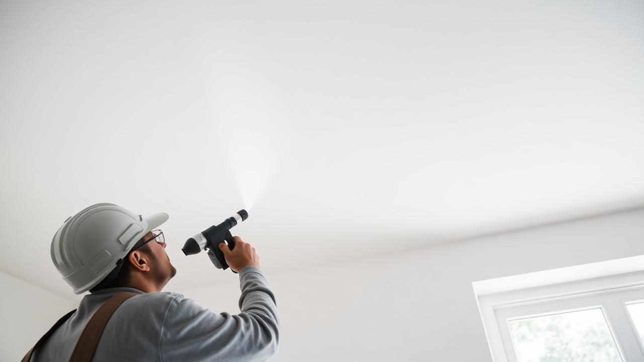 Spuitwerk plafond in nieuwbouw: spackspuiten of glad stucen?